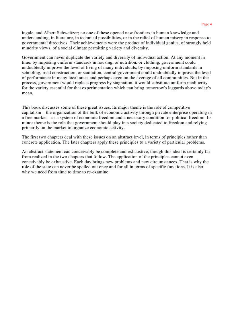 image for page Capitalism and Freedom Milton Friedman