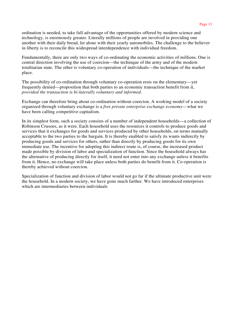 image for page Capitalism and Freedom Milton Friedman