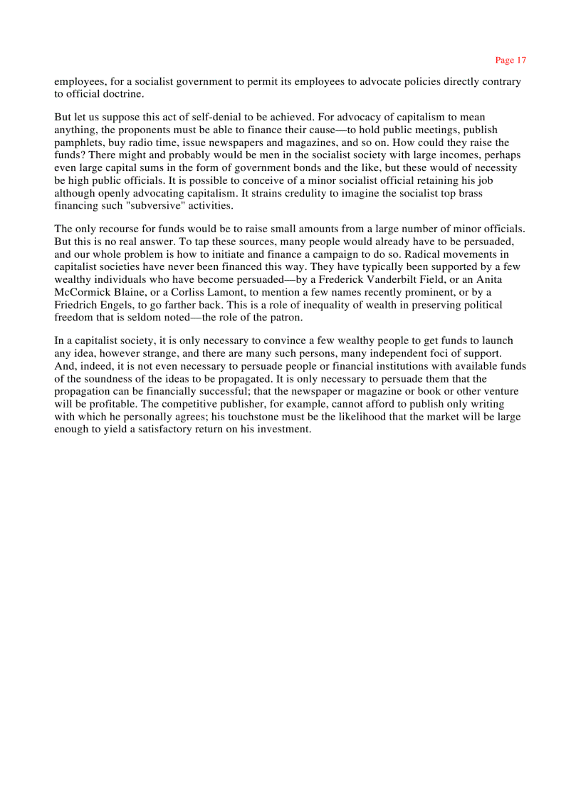 image for page Capitalism and Freedom Milton Friedman