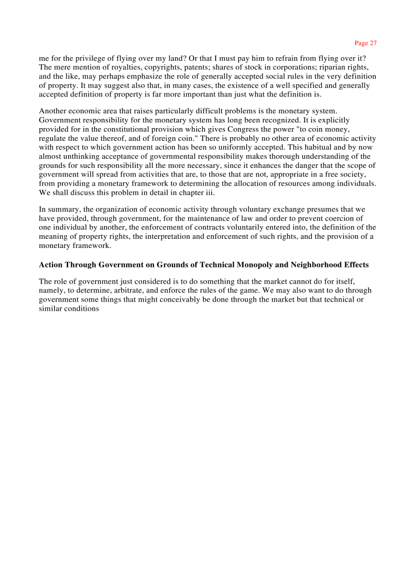 image for page Capitalism and Freedom Milton Friedman