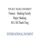 Finance Banking Faculty Major