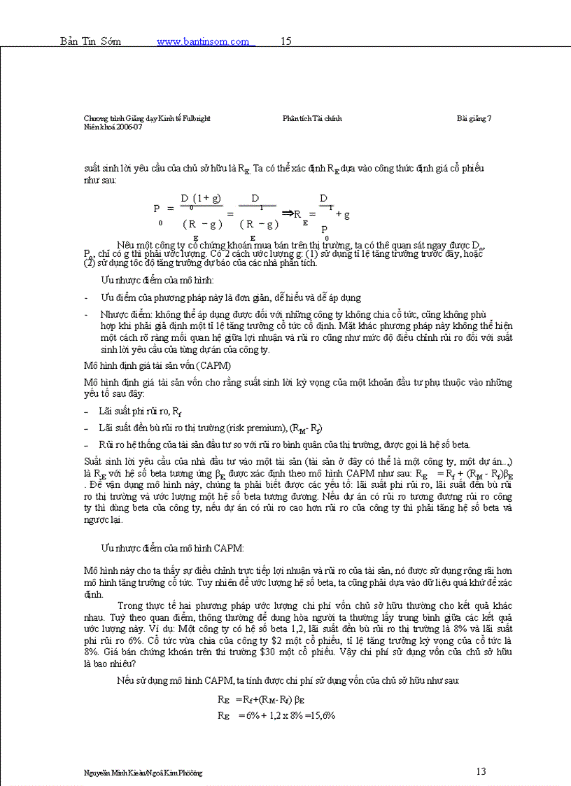 image for page Phân tích tài chính và quyết định đầu tư vốn