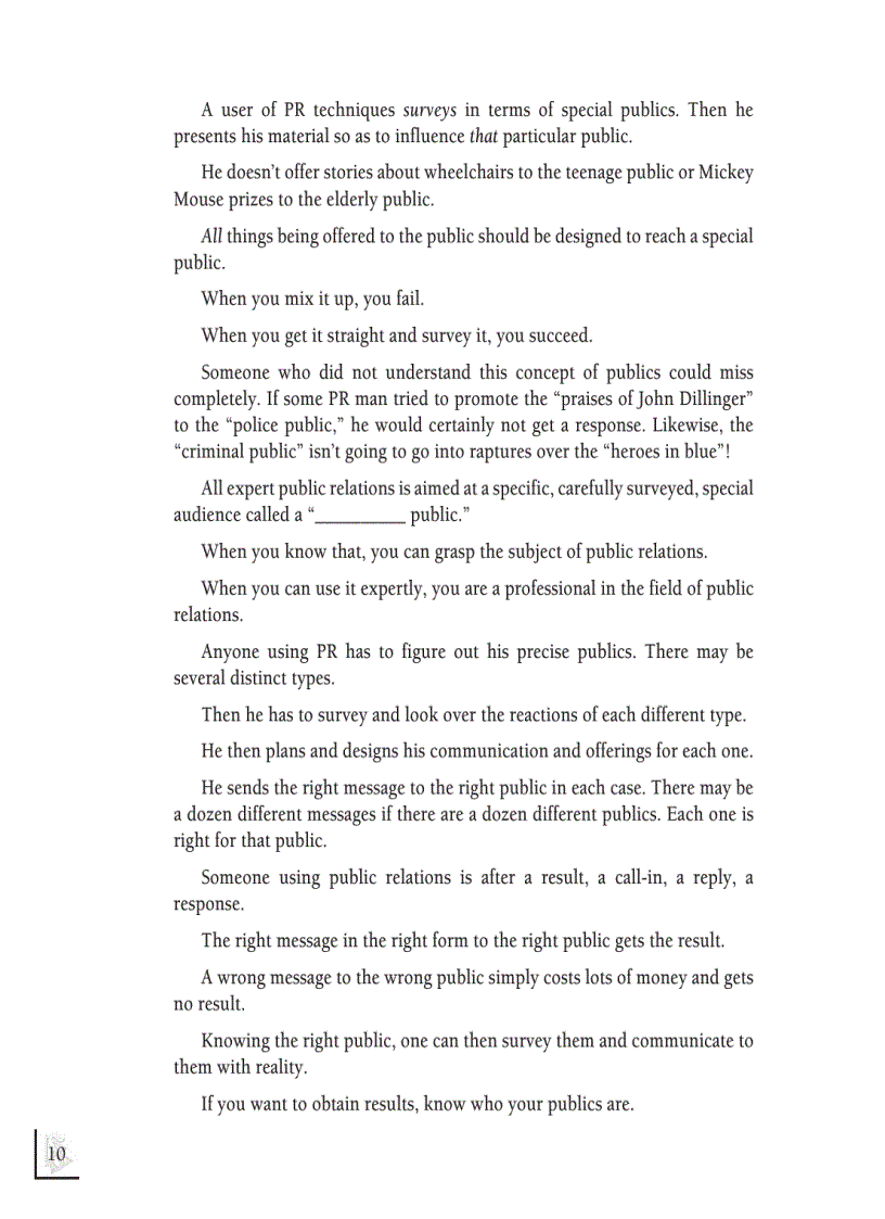 image for page Fundamentals of public relation