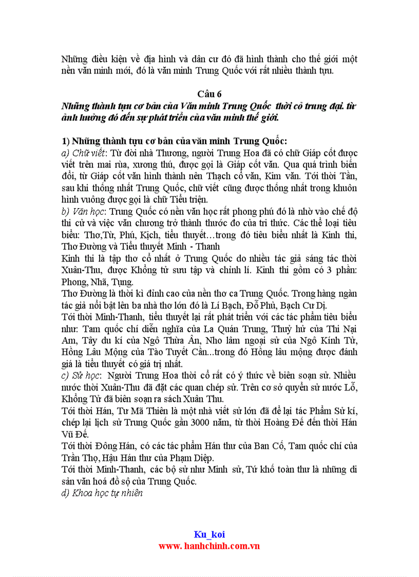 image for page Đề cương ôn tập lịch sử văn minh thế giới