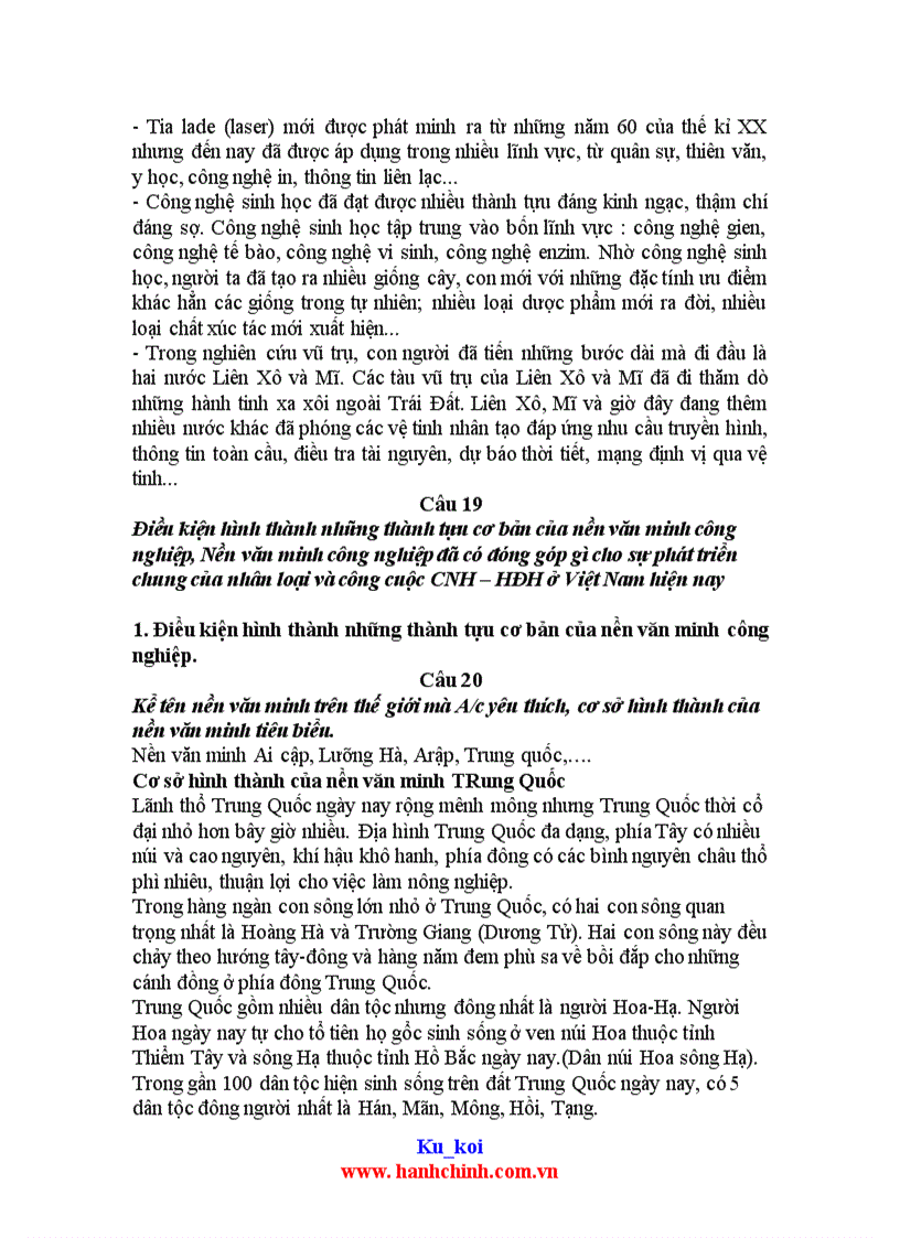 image for page Đề cương ôn tập lịch sử văn minh thế giới