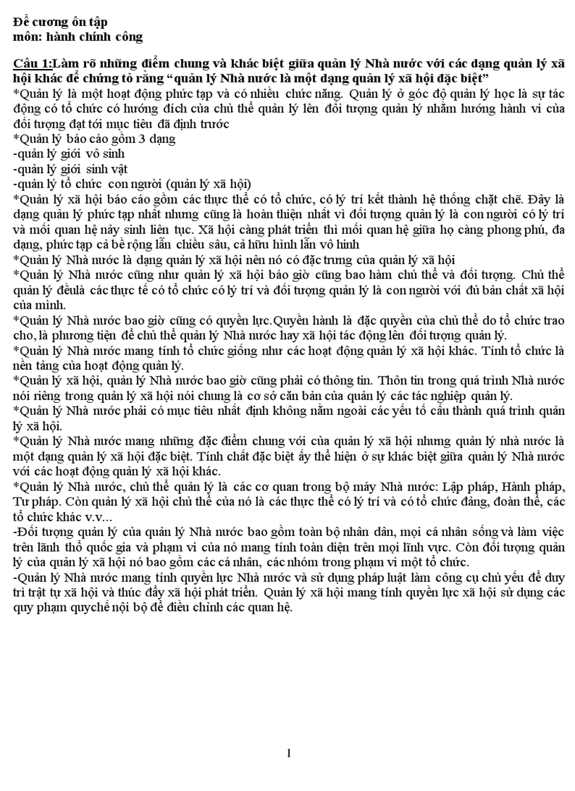 image for page Tài liệu ôn thi cao học Hành chính