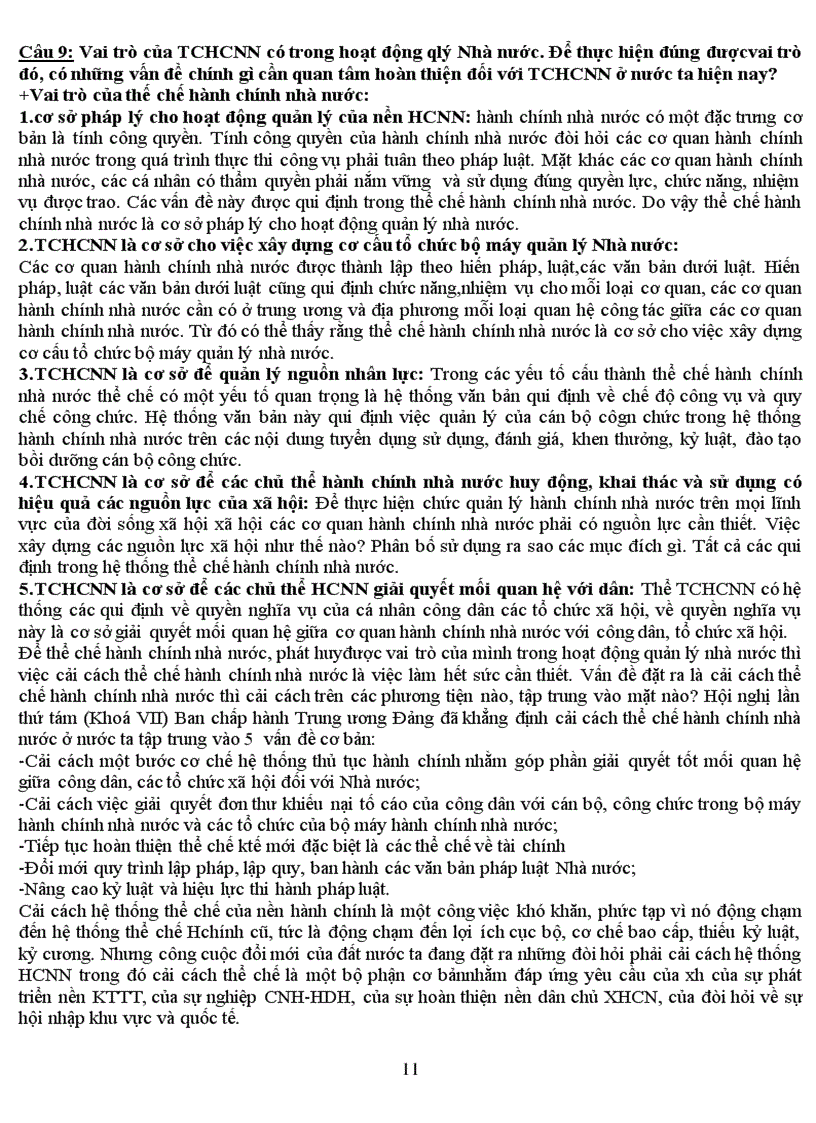 image for page Tài liệu ôn thi cao học Hành chính