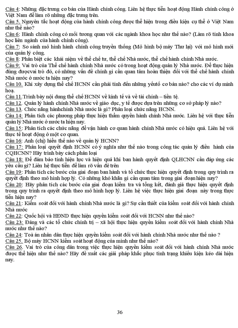 image for page Tài liệu ôn thi cao học Hành chính