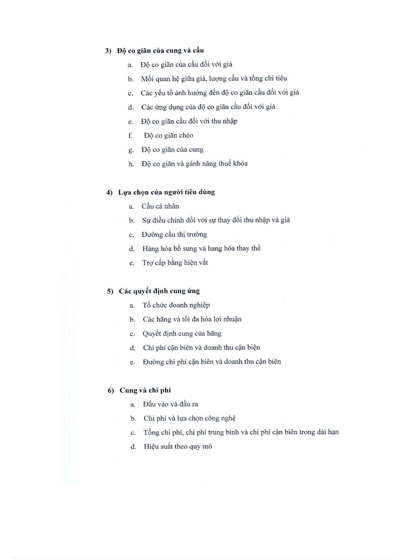 image for page Đề cương ôn thi cao học kinh tế năm 2010 và 2011