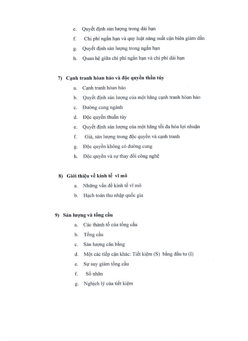 image for page Đề cương ôn thi cao học kinh tế năm 2010 và 2011