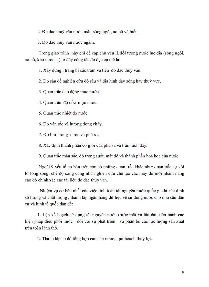 image for page Đo đạc và Chỉnh lý số liệu thuỷ văn