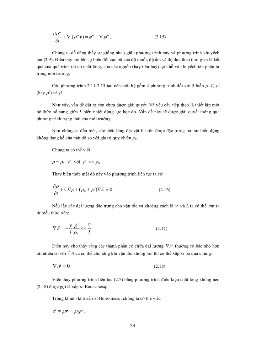 image for page Cơ sở mô hình hóa trong hải dương học