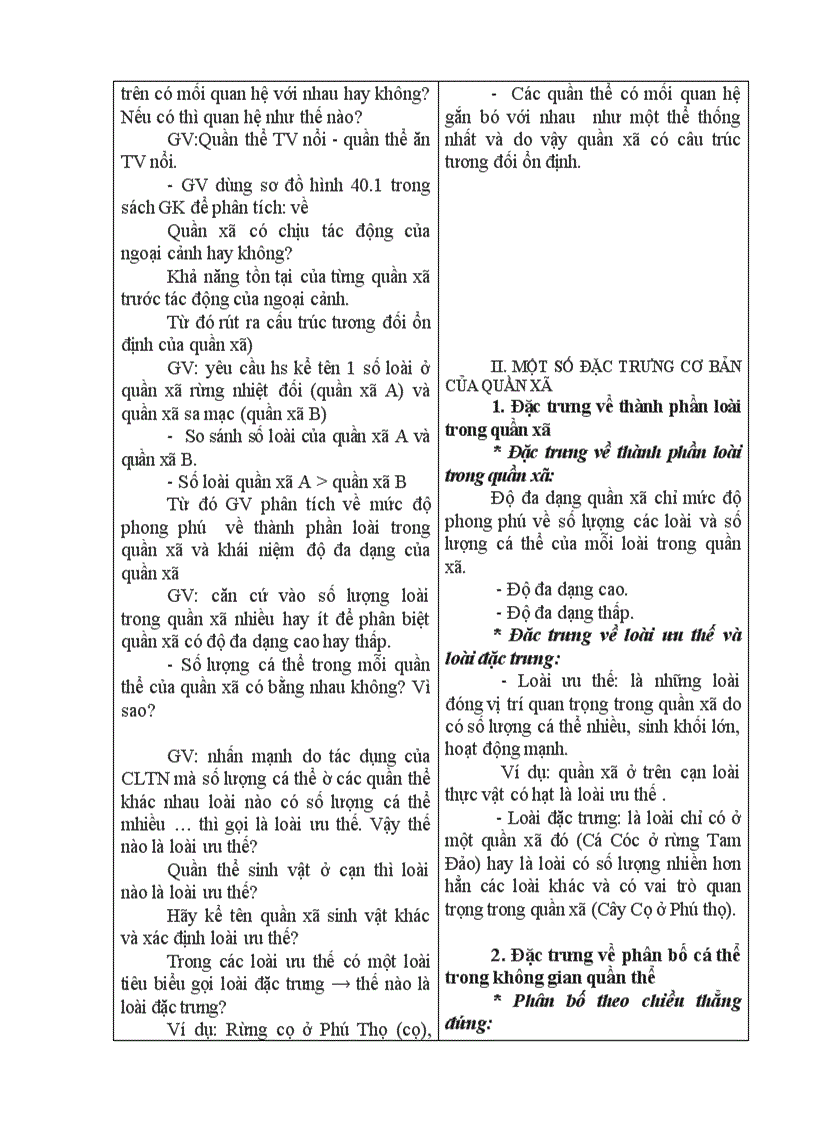 image for page Sinh học QUẦN XÃ SINH VẬT VÀ MỘT SỐ ĐẶC TRƯNG CƠ BẢN CỦA QUẦN XÃ SINH VẬT