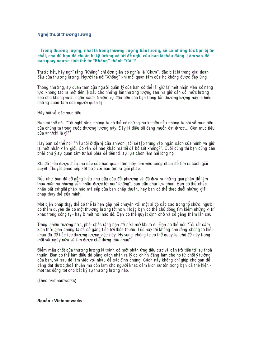 image for page Nghệ thuật thương lượng