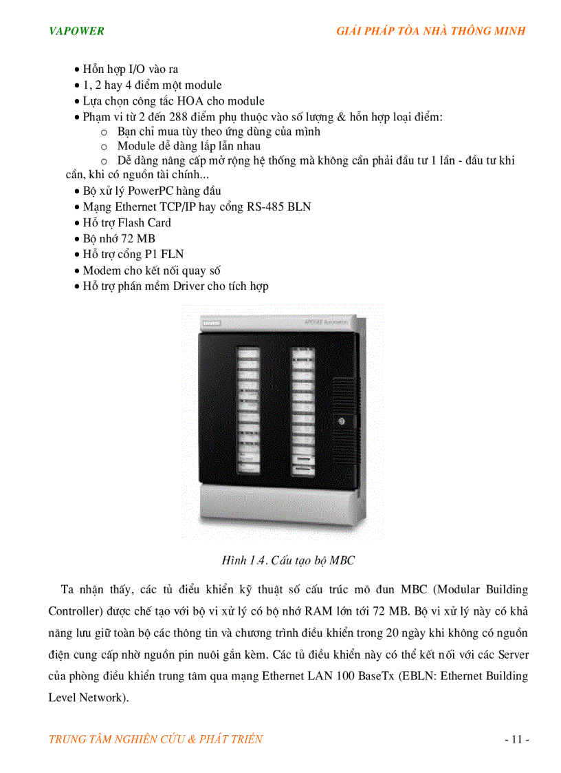 image for page Giải pháp tổng thể tối ưu hệ thống BMS tự động tòa nhà Việt Á sử dụng BMS của SIEMENS
