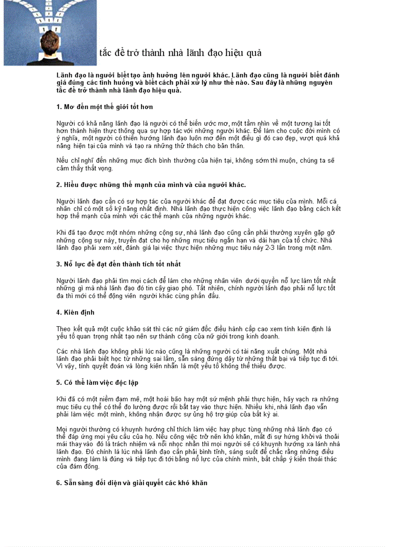 image for page 7 nguyên tắc để trở thành nhà lãnh đạo hiệu quả