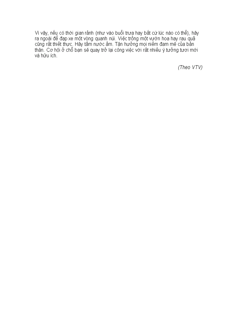 image for page Để có một ngày làm việc hiệu quả