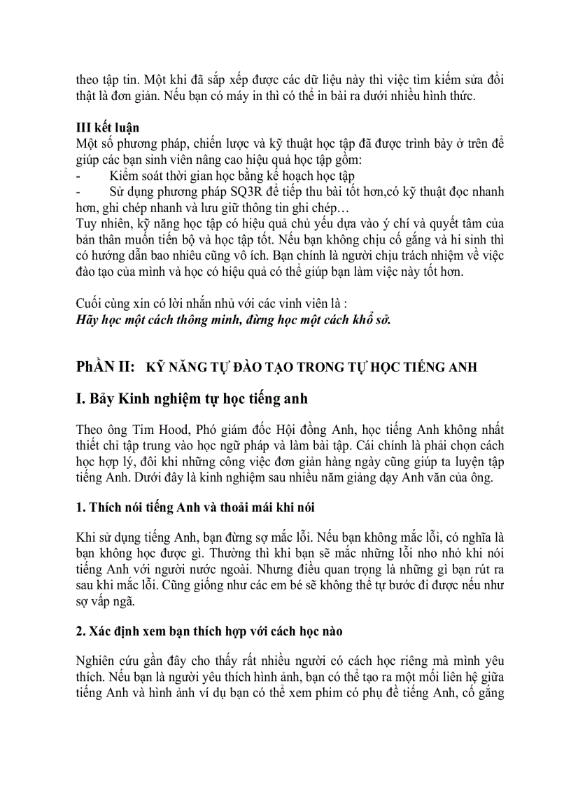 image for page Rèn luyện kỹ năng tự học chìa khóa để học tập có hiệu quả