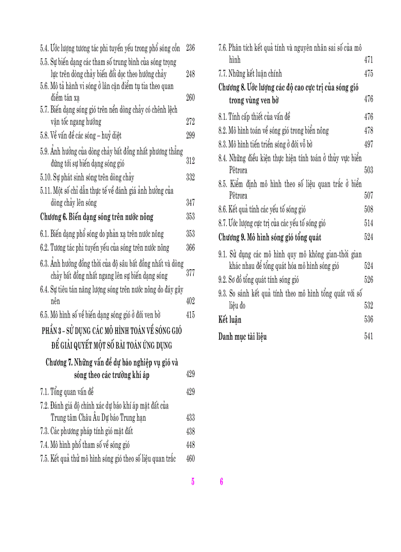 image for page Mô hình hoá toán học sóng gió trong đại dương bất đồng nhất không gian