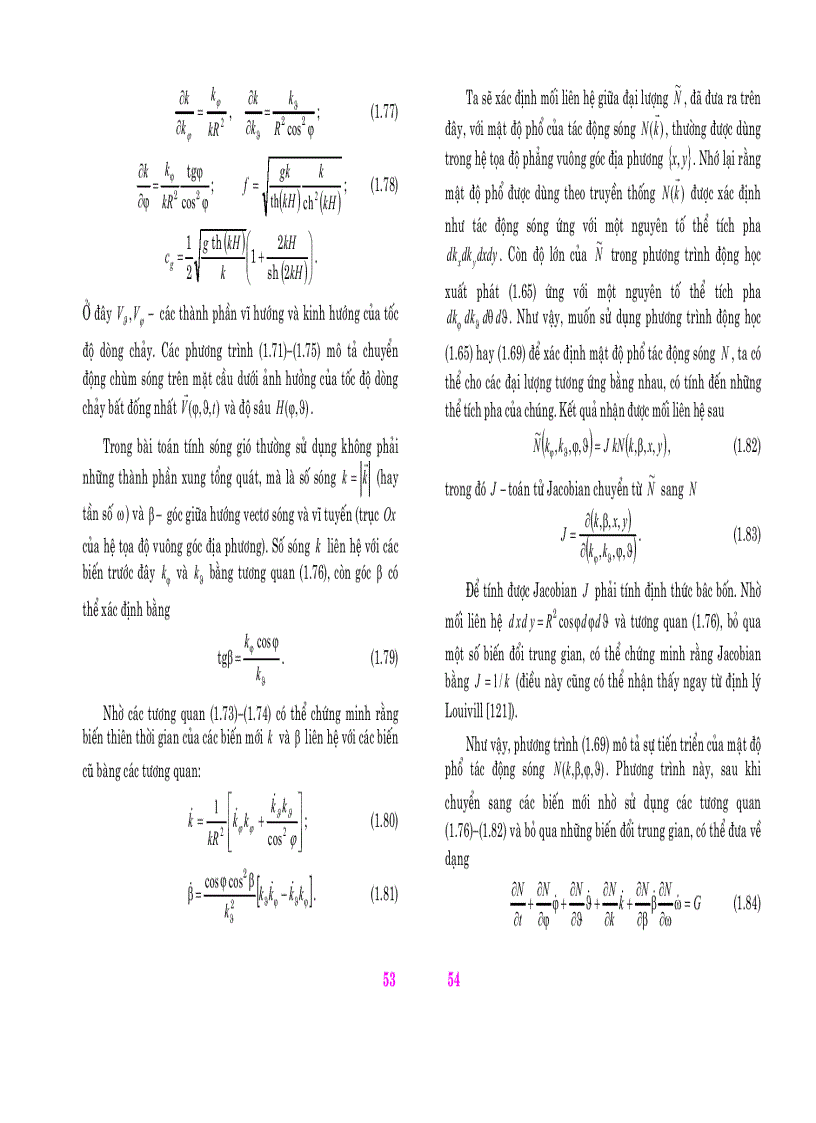 image for page Mô hình hoá toán học sóng gió trong đại dương bất đồng nhất không gian