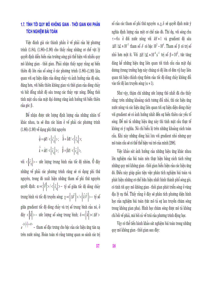 image for page Mô hình hoá toán học sóng gió trong đại dương bất đồng nhất không gian