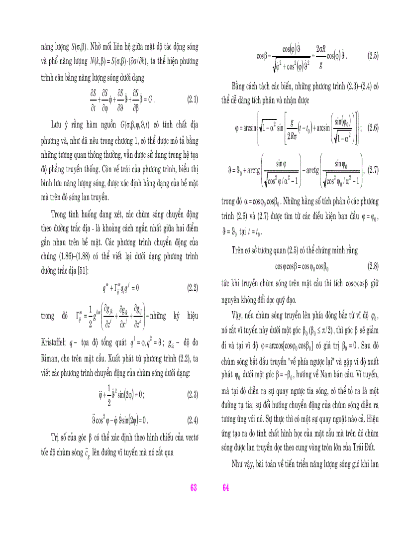 image for page Mô hình hoá toán học sóng gió trong đại dương bất đồng nhất không gian