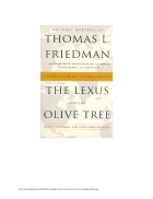 The Lexus and the Olive Tree Understanding Globalization