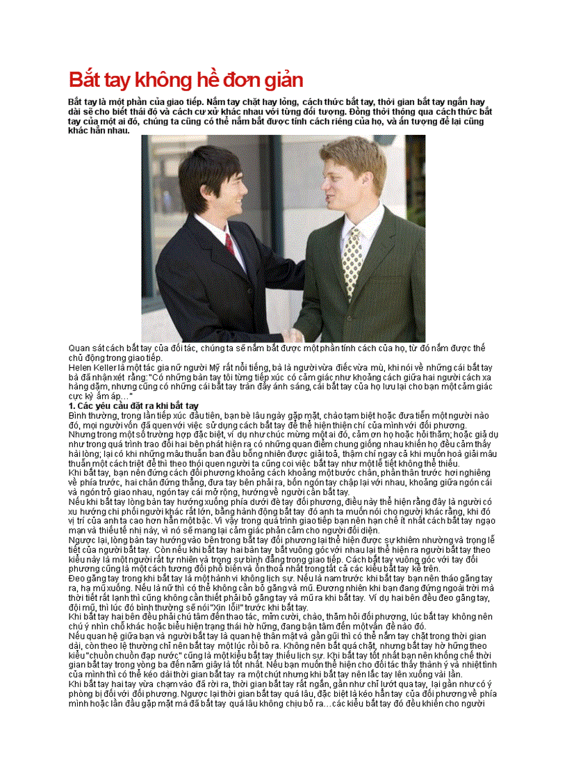 image for page Thủ thuật khi bắt tay