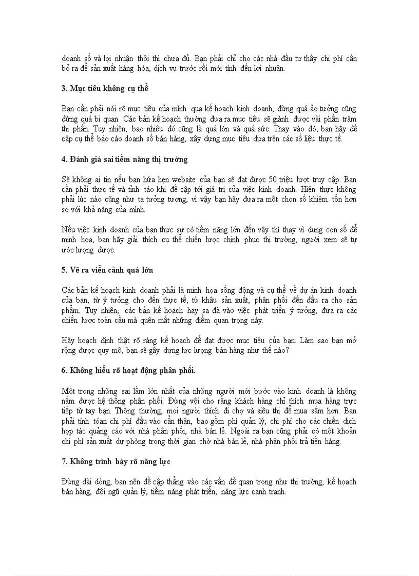 image for page 7 sai lầm cần tránh khi lập kế hoạch kinh doanh