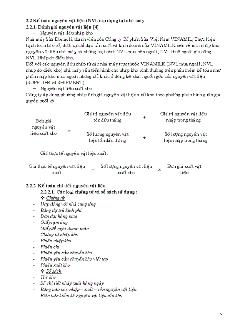 image for page Hoàn thiện công tác kế toán nguyên vật liệu tại nhà máy sữa dielac công ty cổ phần sữa việt nam