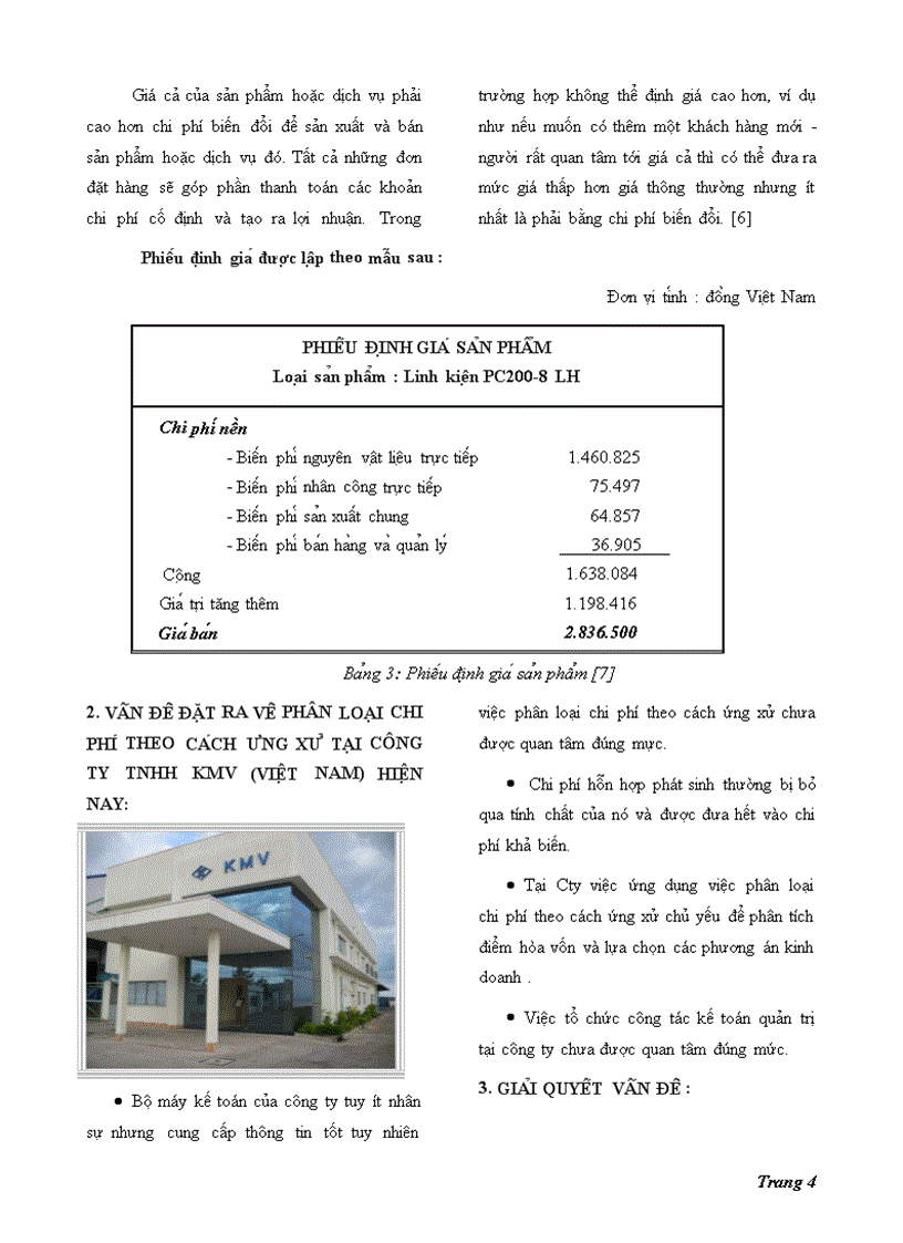 image for page Phân loại chi phí theo cách ứng xử và ứng dụng cách phân loại này trong tổ chức và điều hành hoạt động tại công ty tnhh kmv việt nam