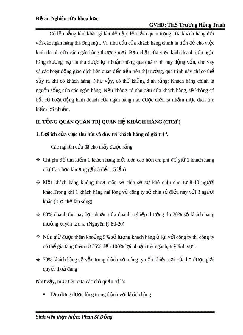 image for page Đề án nghiên cứu khoa học Quản trị quan hệ khách hàng CRM