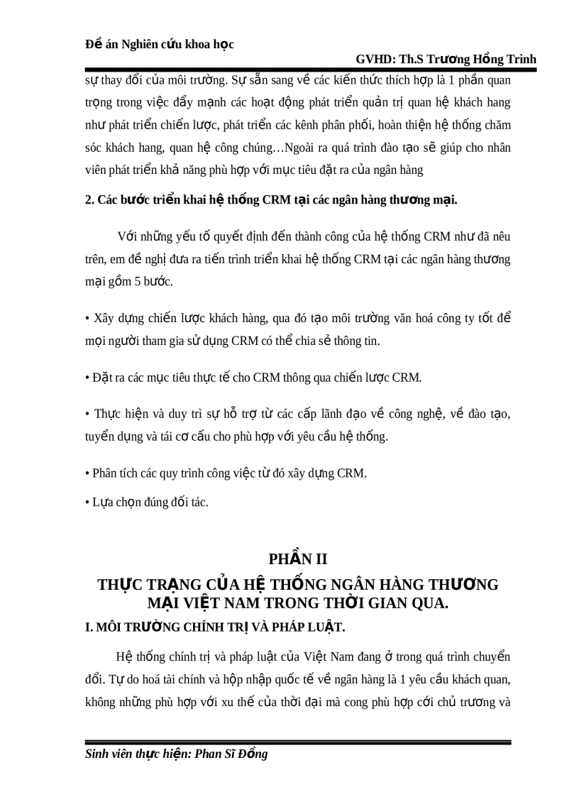 image for page Đề án nghiên cứu khoa học Quản trị quan hệ khách hàng CRM