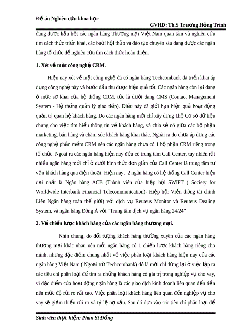 image for page Đề án nghiên cứu khoa học Quản trị quan hệ khách hàng CRM