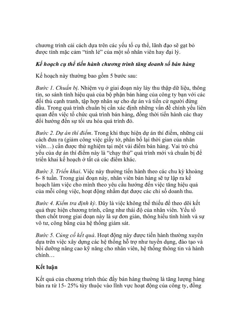 image for page Làm thế nào để tăng hiệu quả của bộ phận bán hàng