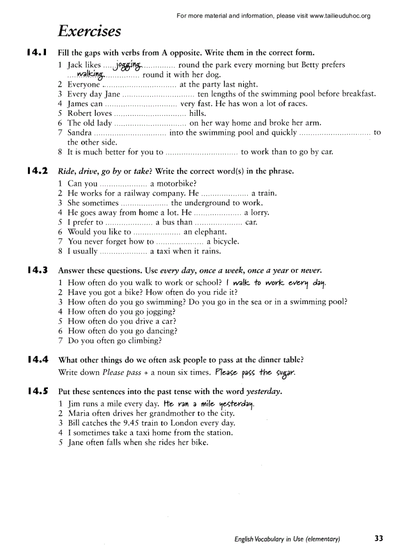 image for page English vocabulary in Use Elementary Cambridge