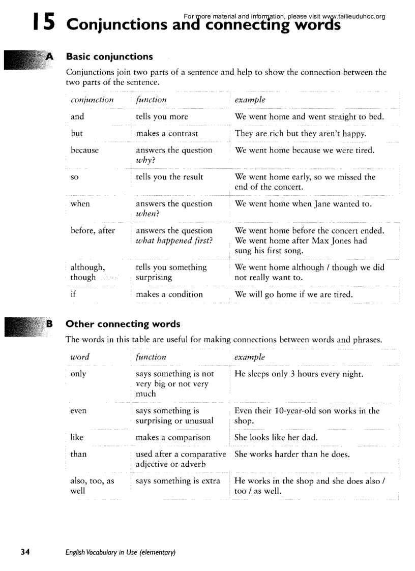 image for page English vocabulary in Use Elementary Cambridge