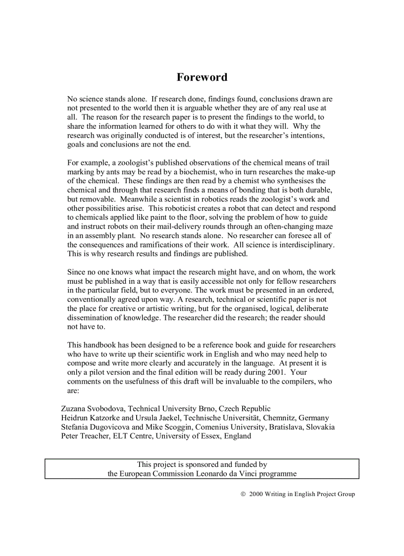 image for page Writing in English