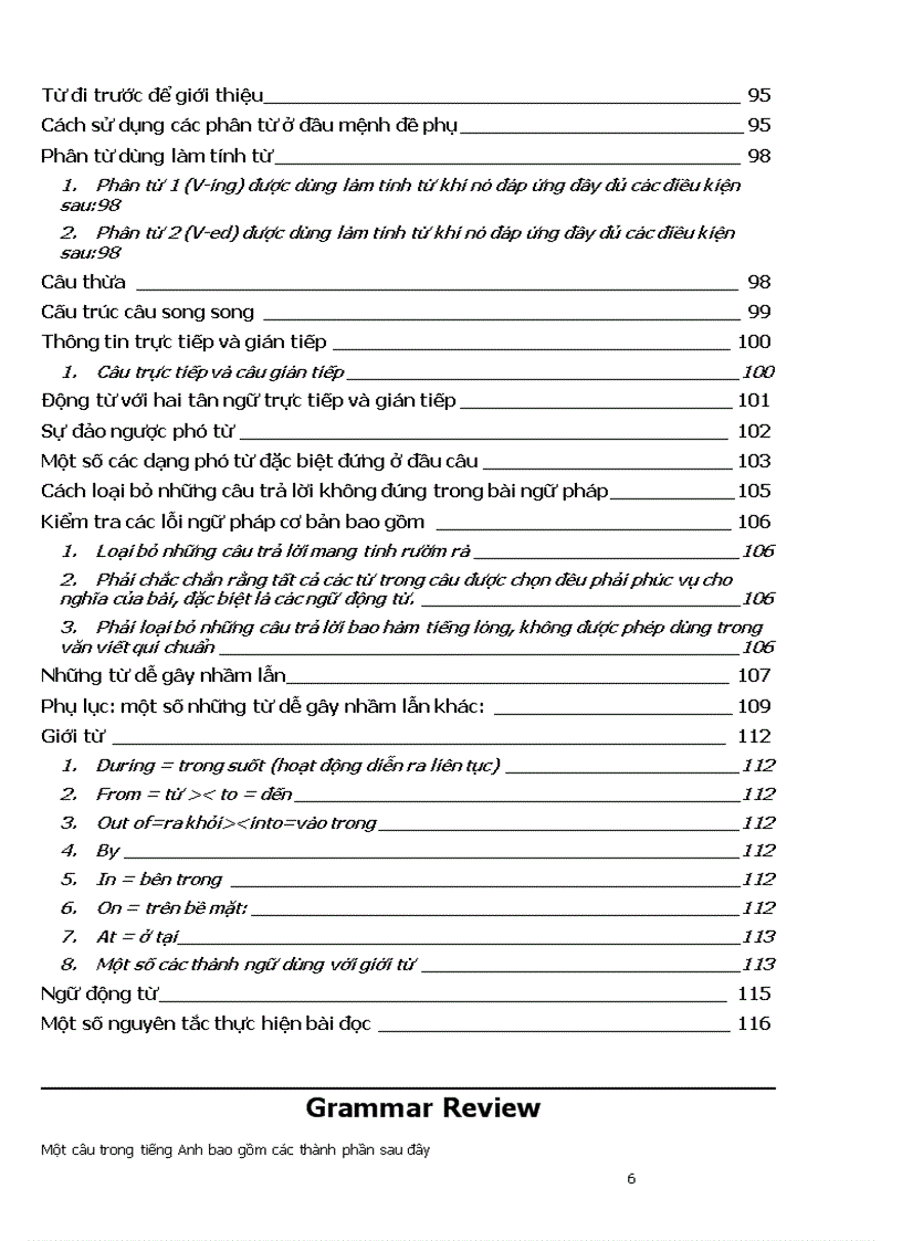 image for page Grammar Review