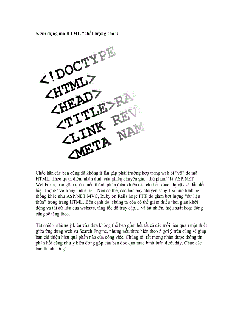 image for page 5 thủ thuật để cải thiện khả năng SEO của Website