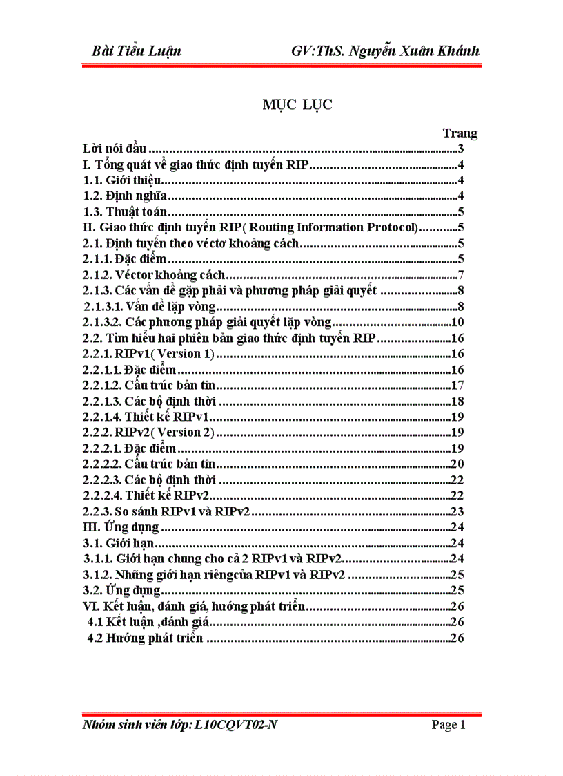 image for page Giao thức định tuyến RIP Routing Information Protocol