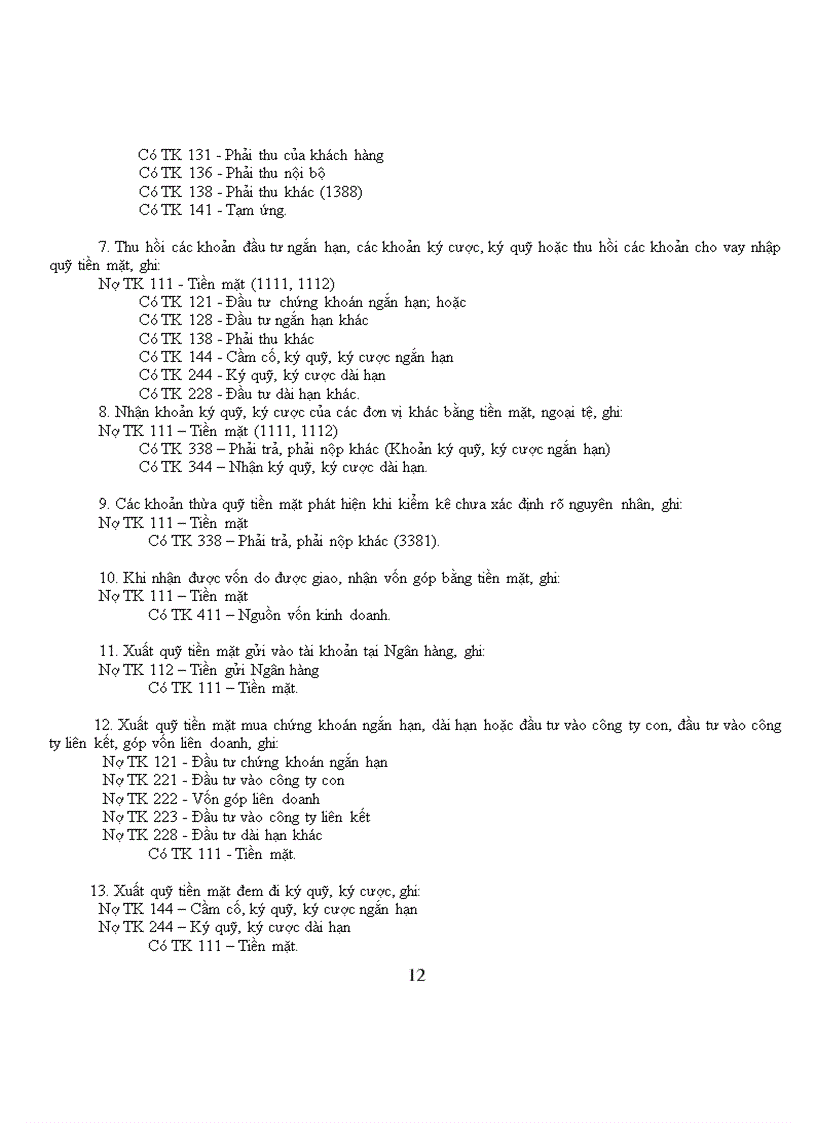 image for page Hệ thống tài khoản chế độ kế toán 1