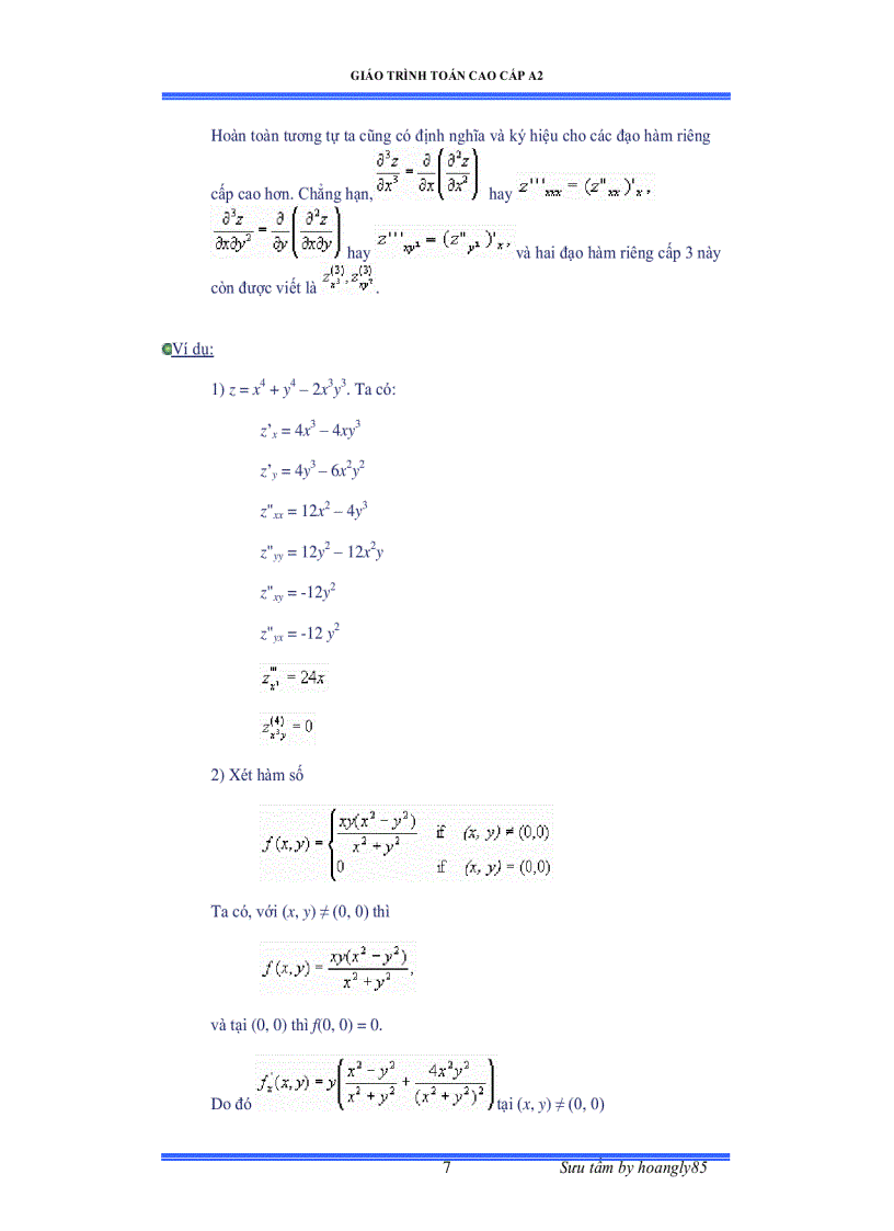 image for page Giáo trình toán cao cấp A2
