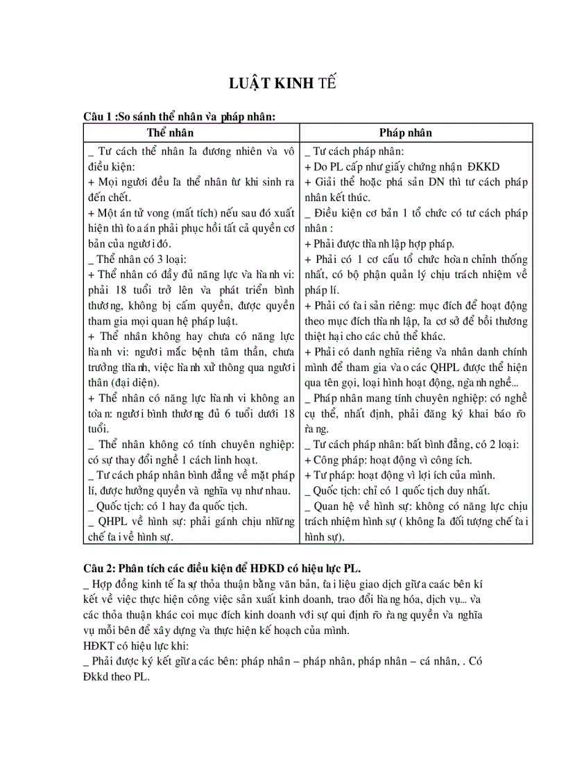 image for page Tài liệu ôn thi môn Luật kinh tế