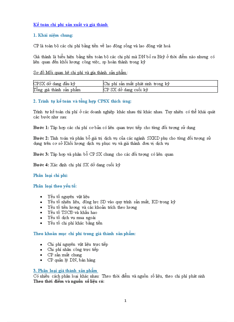 image for page Kế toán chi phí sản xuất và giá thành 1