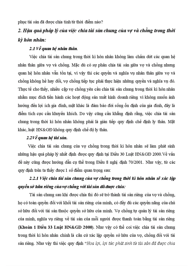 image for page Chia tài sản chung của vợ và chồng trong thời kỳ hôn nhân trong điều kiện kinh tế xã hội hiện nay và hướng hoàn thiện pháp luật về vấn đề này