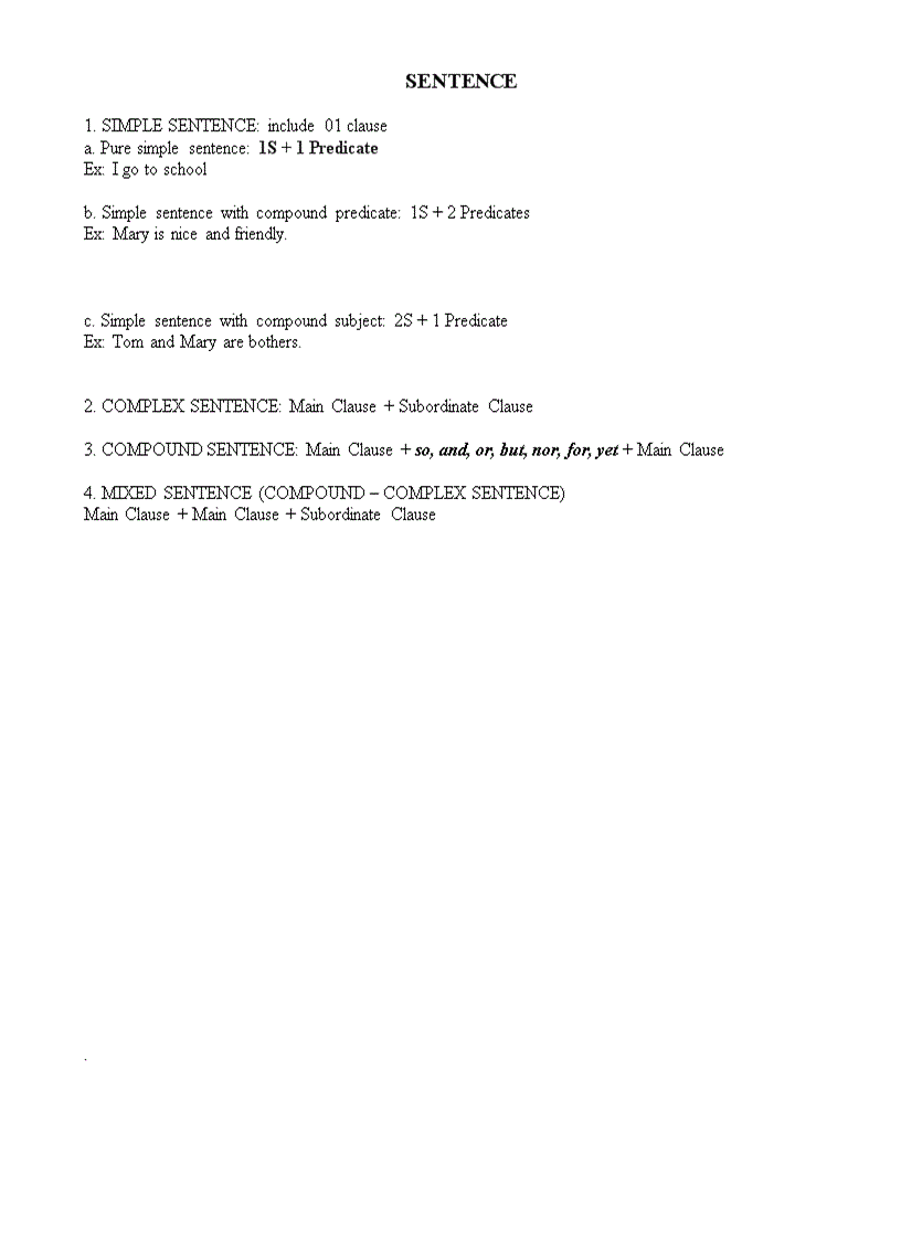 image for page Câu và các mẫu câu trong tiếng anh