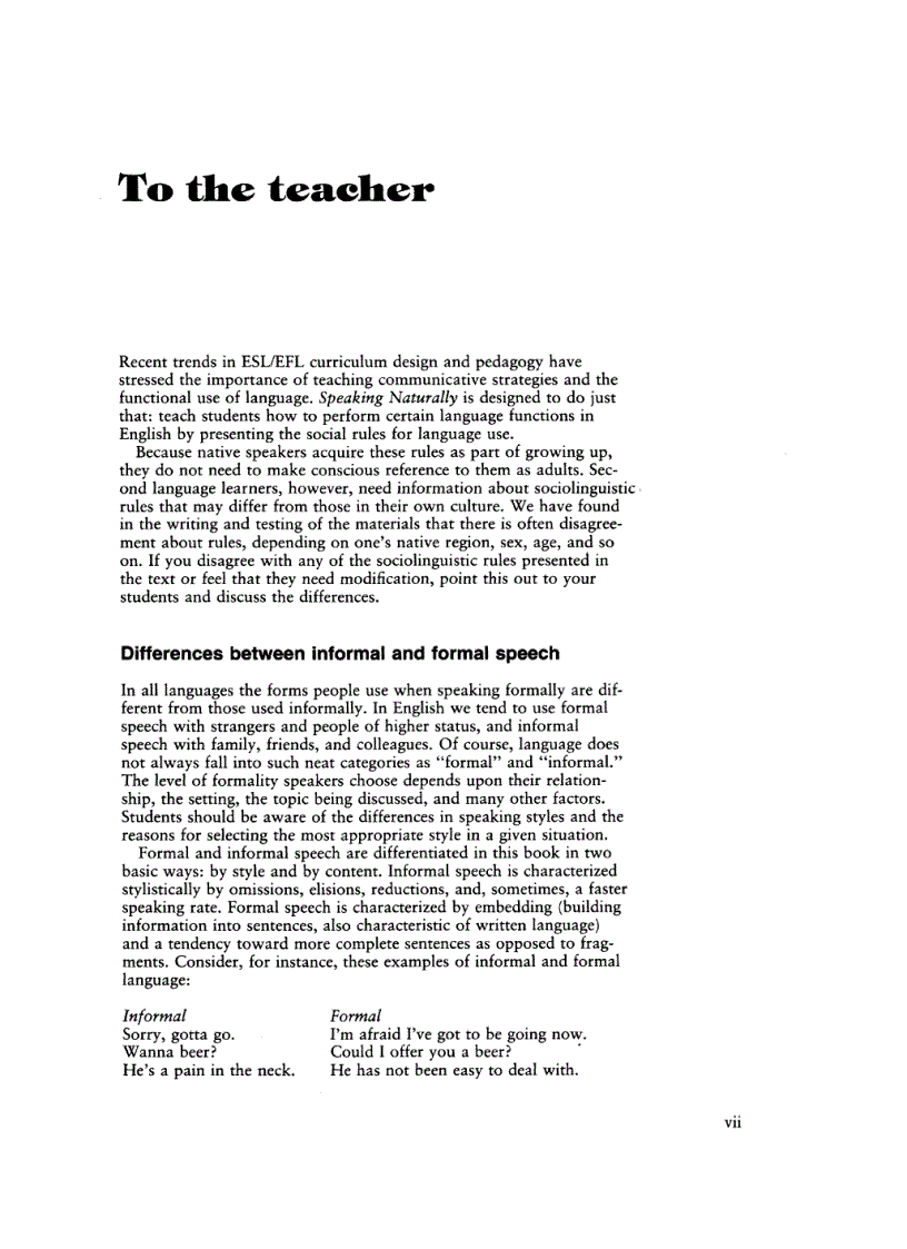 image for page Speaking neturally