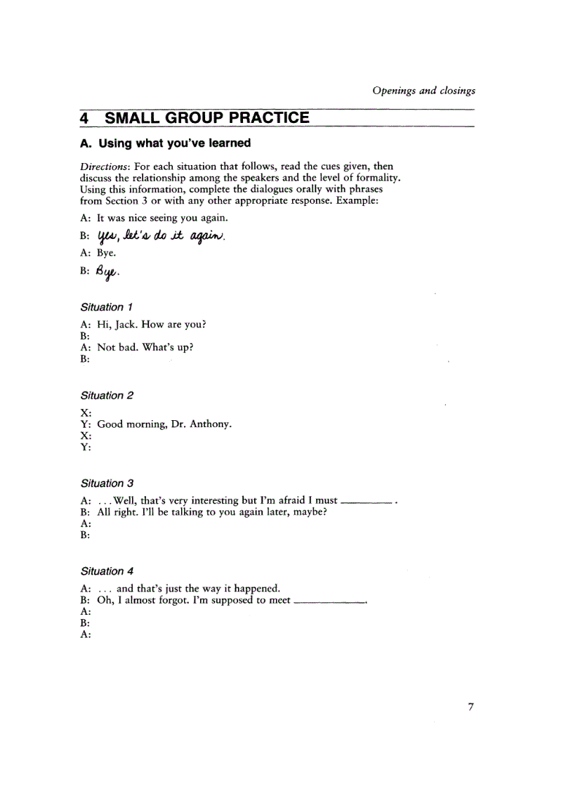 image for page Speaking neturally