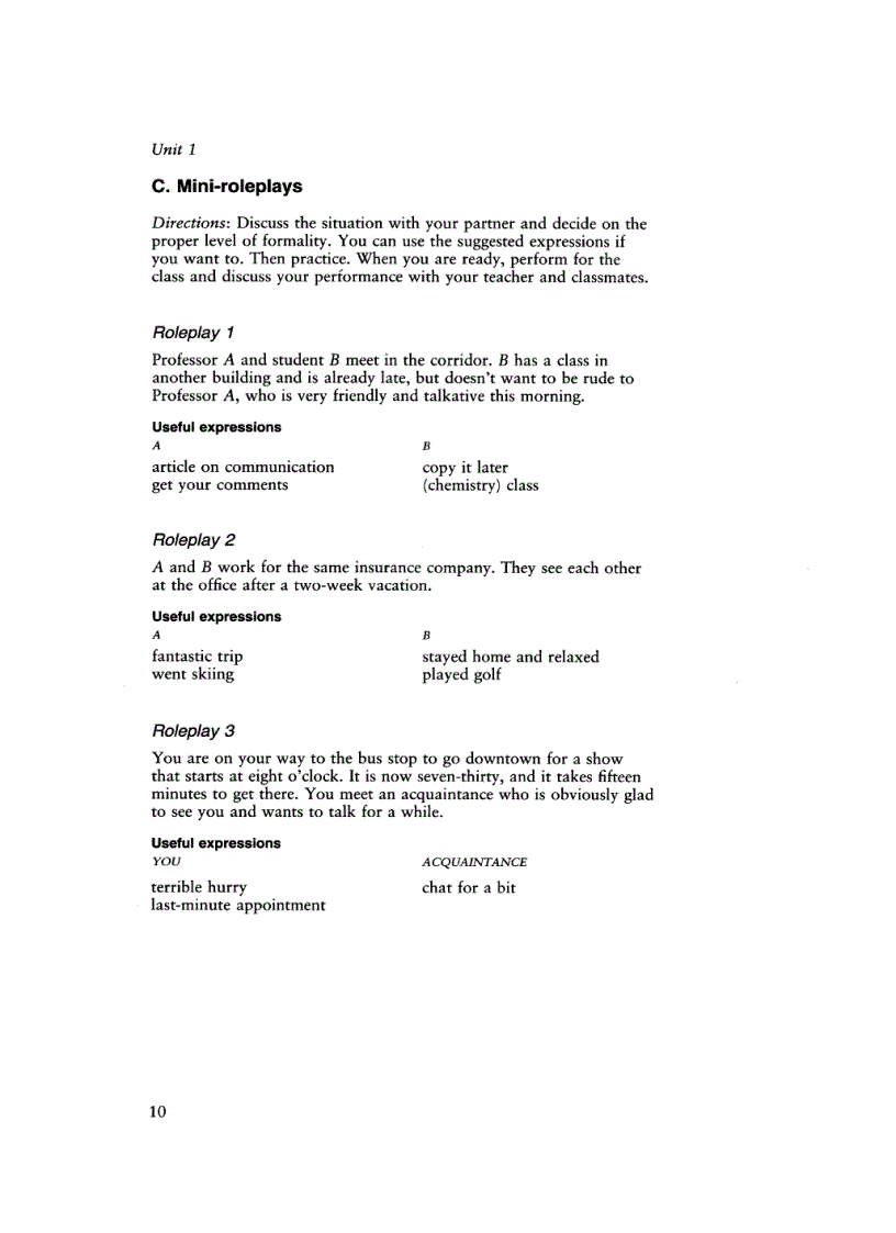 image for page Speaking neturally